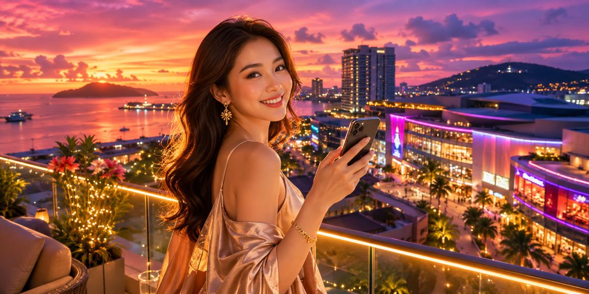 Pemain menggunakan kasino mudah alih di Kota Kinabalu dengan antara muka yang mesra pengguna