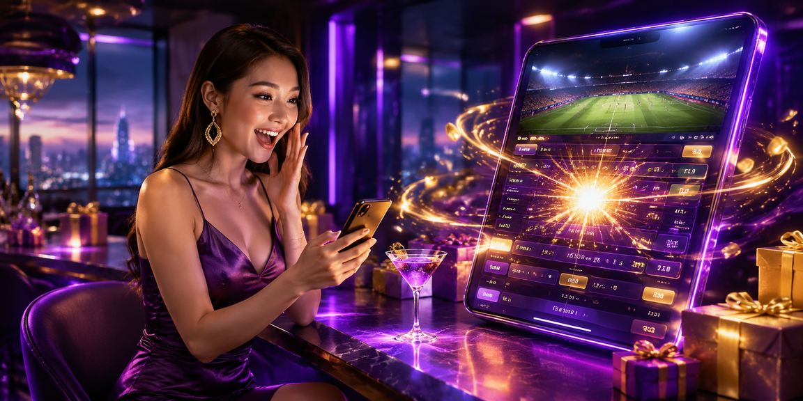Pemain dari Sabah bermain blackjack kasino dalam talian menggunakan telefon pintar